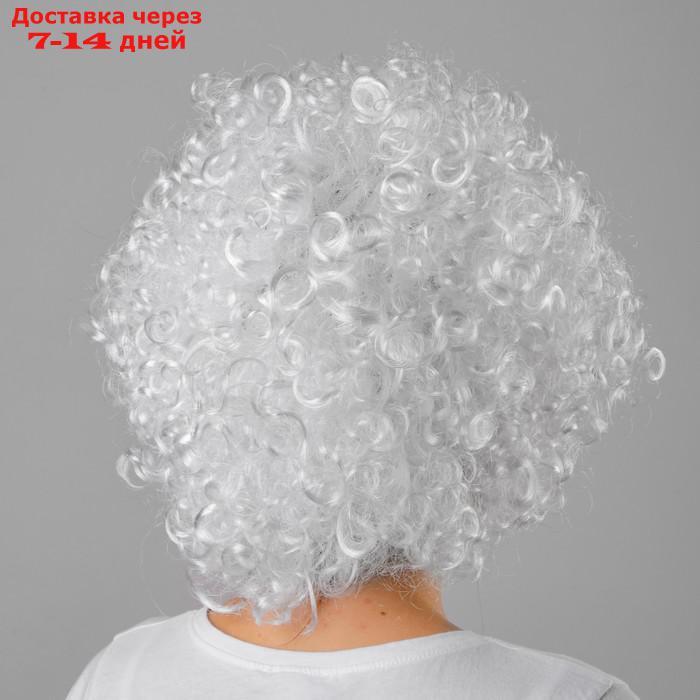 Карнавальный парик "Кудряшки", цвет белый - фото 2 - id-p226947368