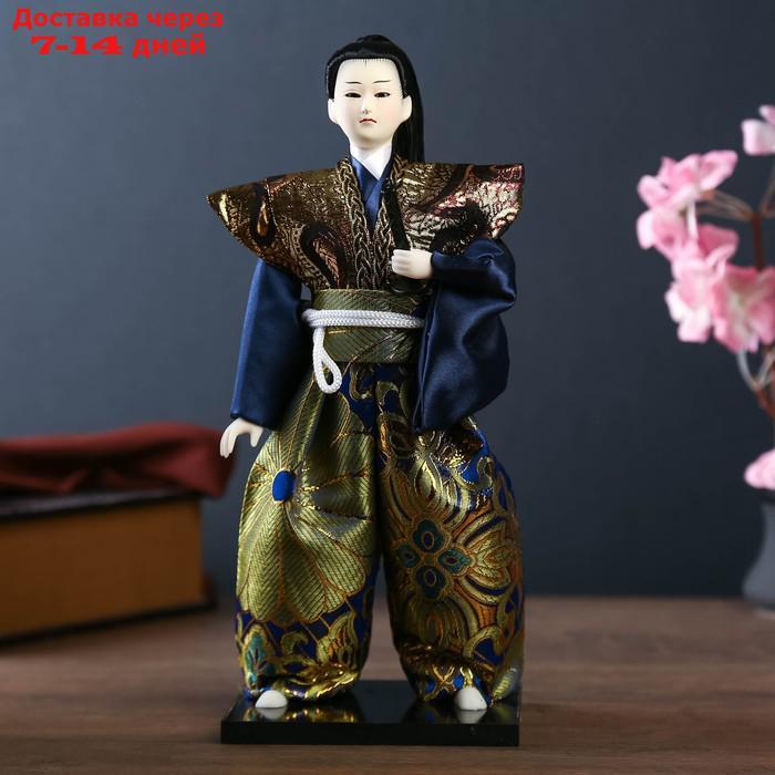 Кукла коллекционная "Самурай с мечом" 30х12,5х12,5 см - фото 1 - id-p226947399