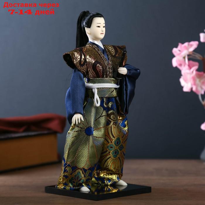 Кукла коллекционная "Самурай с мечом" 30х12,5х12,5 см - фото 2 - id-p226947399