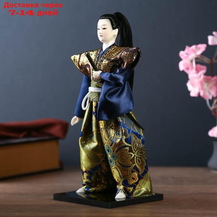 Кукла коллекционная "Самурай с мечом" 30х12,5х12,5 см - фото 3 - id-p226947399
