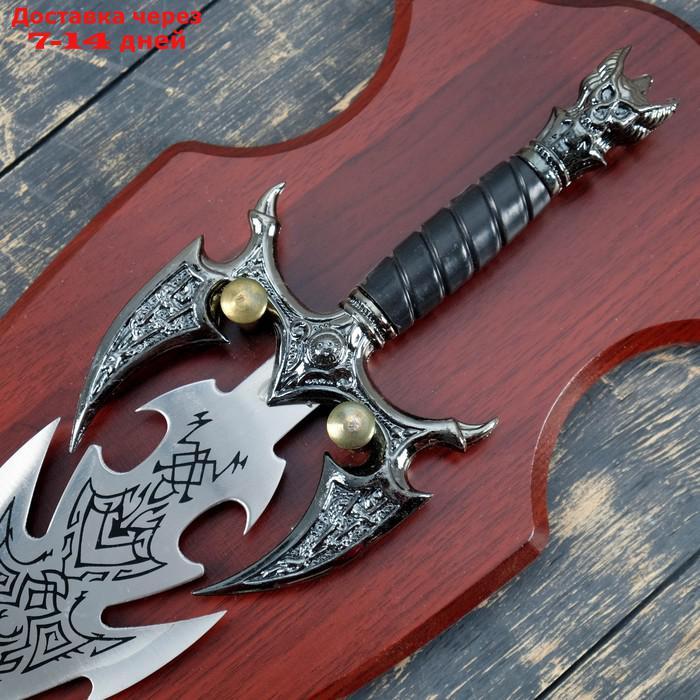 Сувенирный меч на планшете, змеи на уголках эфеса, 56 см - фото 4 - id-p226963133