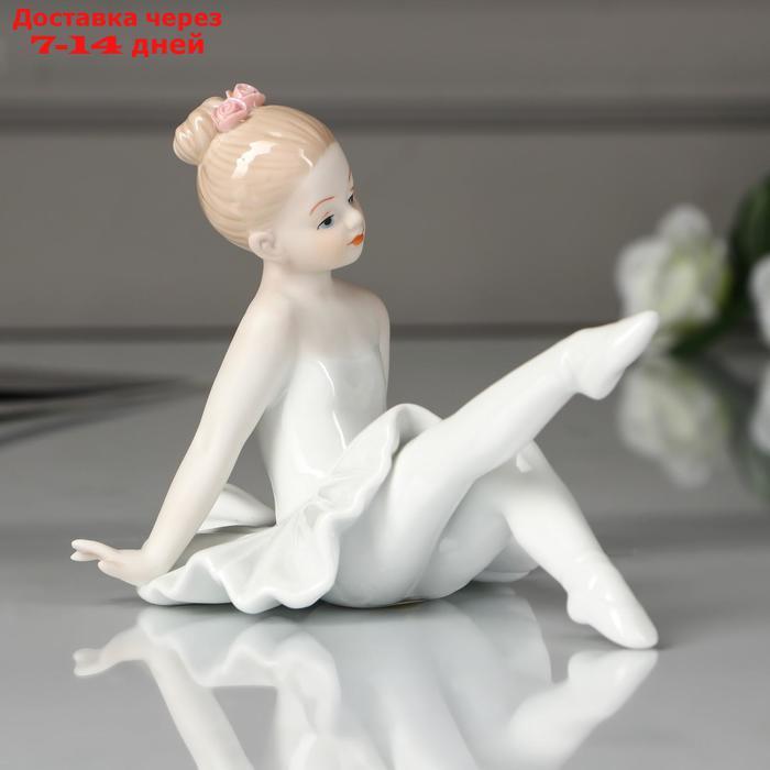 Сувенир керамика "Малышка-балерина в белой пачке" 11х14х9,2 см - фото 2 - id-p226970401
