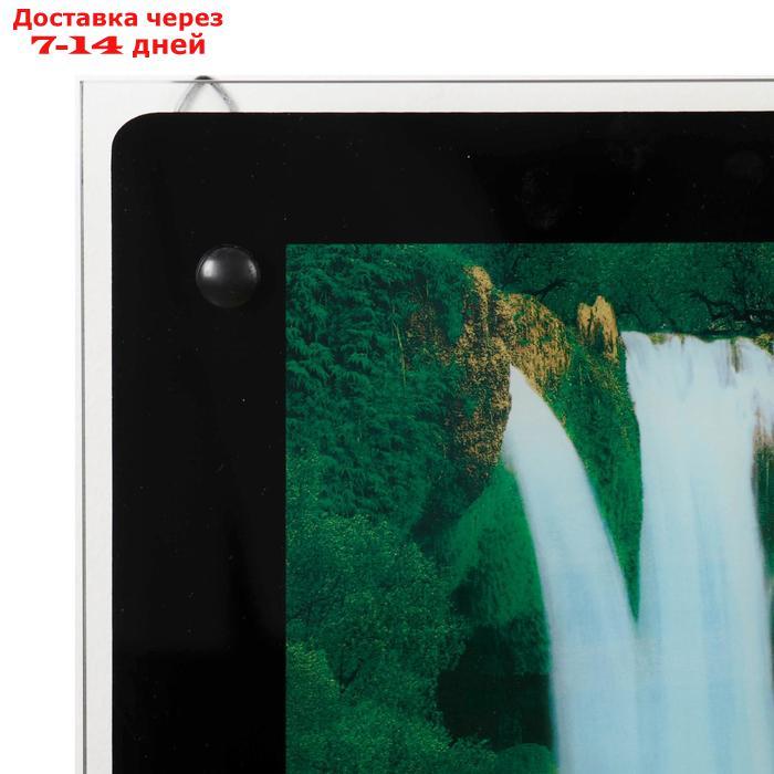 Картина с подсветкой, звуками водопада и информационным календарем "Водопад со львами" 46*33см 6 - фото 3 - id-p226963165