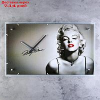Часы настенные прямоугольные "Мэрилин Монро", 35х60 см