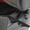 Накидка на переднее сиденье, искусственный мех, размер 48 х 48 см, черный, фото 3