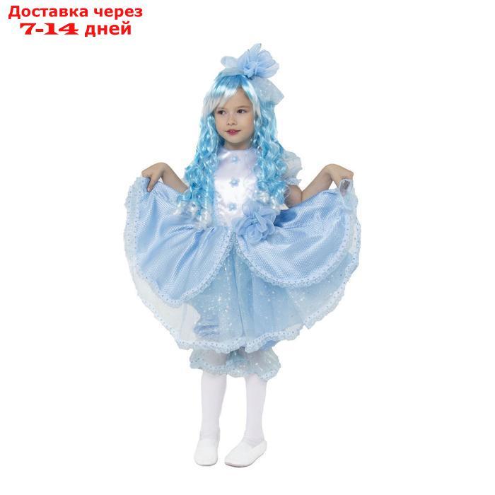 Карнавальный костюм "Мальвина", (платье, панталоны, бант, парик), размер 34, рост 128 см - фото 1 - id-p226947501