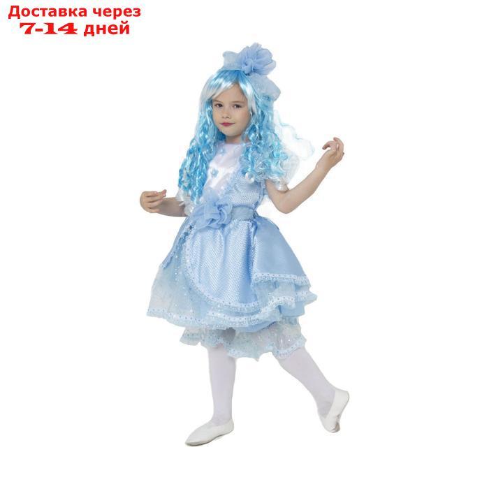 Карнавальный костюм "Мальвина", (платье, панталоны, бант, парик), размер 34, рост 128 см - фото 2 - id-p226947501