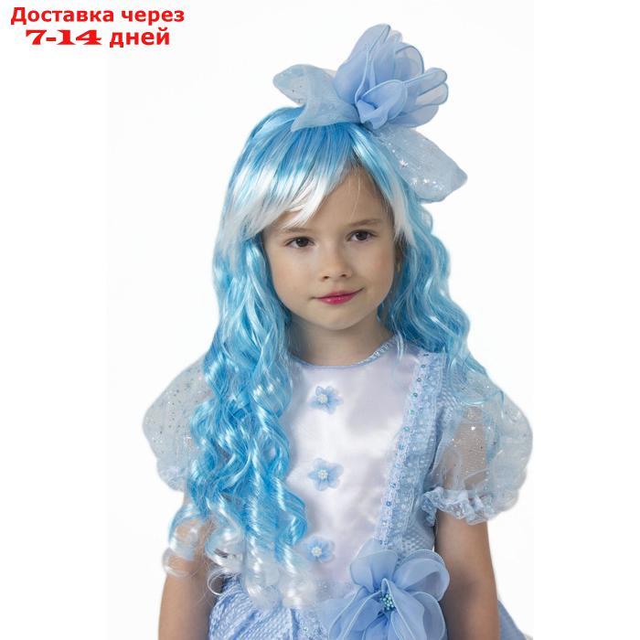 Карнавальный костюм "Мальвина", (платье, панталоны, бант, парик), размер 34, рост 128 см - фото 3 - id-p226947501