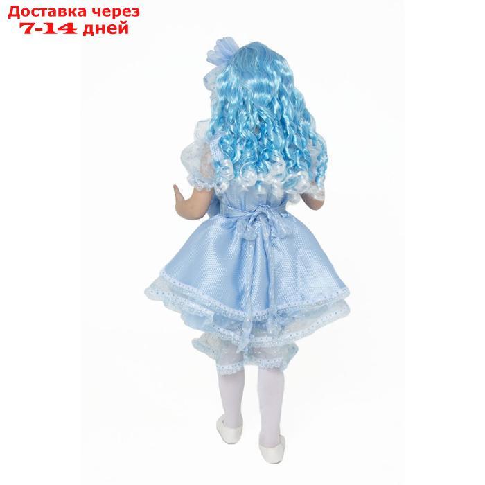 Карнавальный костюм "Мальвина", (платье, панталоны, бант, парик), размер 34, рост 128 см - фото 4 - id-p226947501