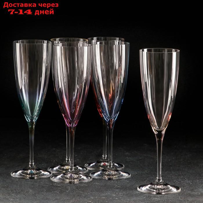 Набор бокалов для шампанского "Кейт", 220 мл, 6 шт. - фото 1 - id-p227016485