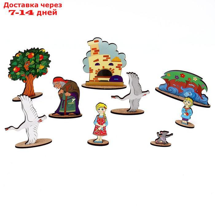 Кукольный театр сказки на столе "Гуси- лебеди" - фото 5 - id-p226947517