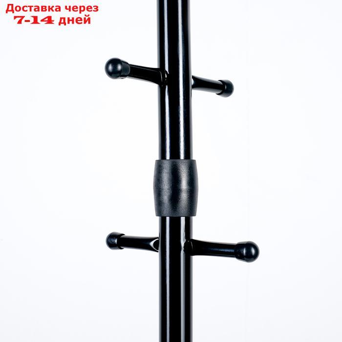 Вешалка напольная "Комфорт" (ВК6/Ч), 60×60×180 см, цвет чёрный - фото 3 - id-p227007484