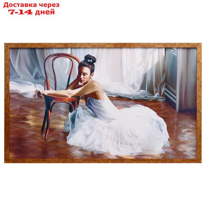 Картина "Девушка балерина" рамка микс 66х106см - фото 7 - id-p226963749