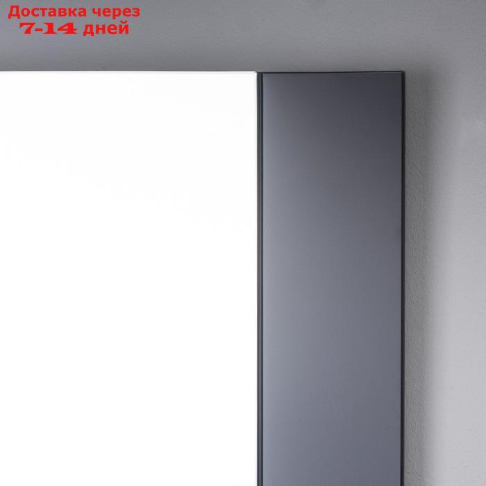 Зеркало , настенное, 67х52см, с декоративными вставками (цвет вставки черный) - фото 2 - id-p227007516