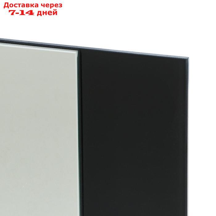 Зеркало , настенное, 67х52см, с декоративными вставками (цвет вставки черный) - фото 5 - id-p227007516
