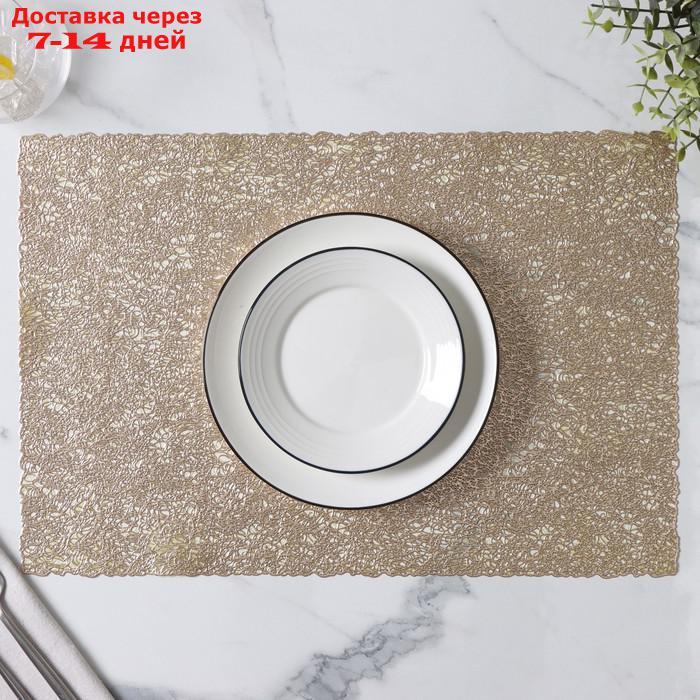 Набор салфеток кухонных "Соломка", 30×45 см, 4 шт, цвет золото - фото 6 - id-p227019034