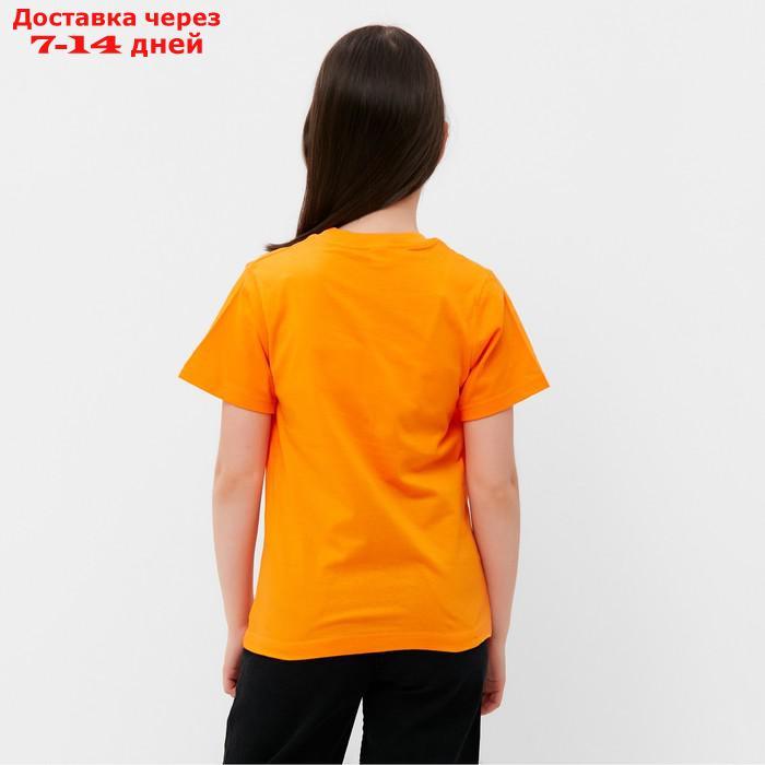 Футболка детская, цвет оранжевый, рост 146 см - фото 4 - id-p227098911