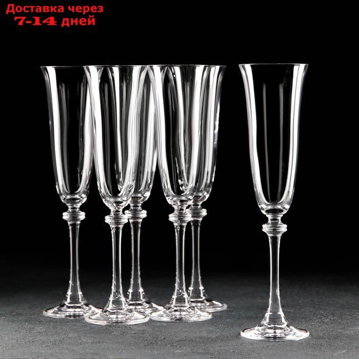 Набор бокалов для шампанского Asio, 190 мл, 6 шт - фото 1 - id-p227019045