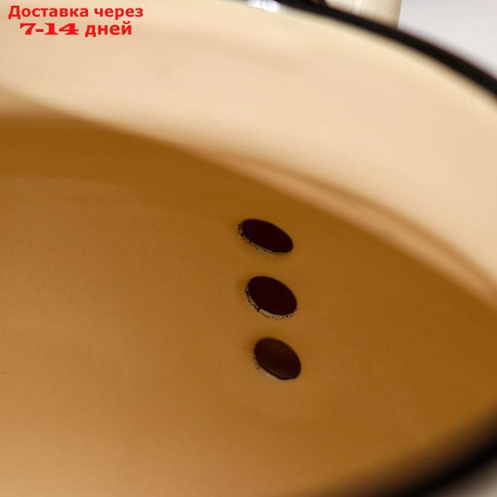 Чайник сферический, 3 л, деколь МИКС, цвет слоновая кость - фото 3 - id-p227019048