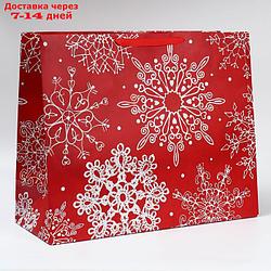 Пакет ламинированный горизонтальный "Новогоднее великолепие", XL 49 × 40 × 19 см