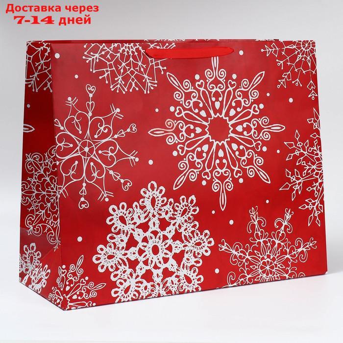 Пакет ламинированный горизонтальный "Новогоднее великолепие", XL 49 × 40 × 19 см - фото 1 - id-p227100553