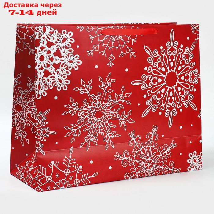 Пакет ламинированный горизонтальный "Новогоднее великолепие", XL 49 × 40 × 19 см - фото 3 - id-p227100553