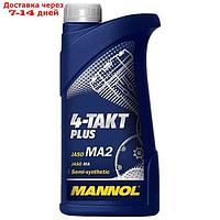 Масло моторное MANNOL 4T п/с 10w40 PLUS, 1 л