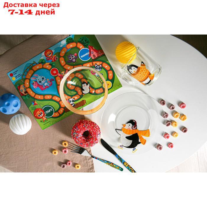 Набор детской посуды 3 предмета "Пингвинёнок" миска 450 мл, тарелка 20 см, кружка 200 - фото 7 - id-p227106164