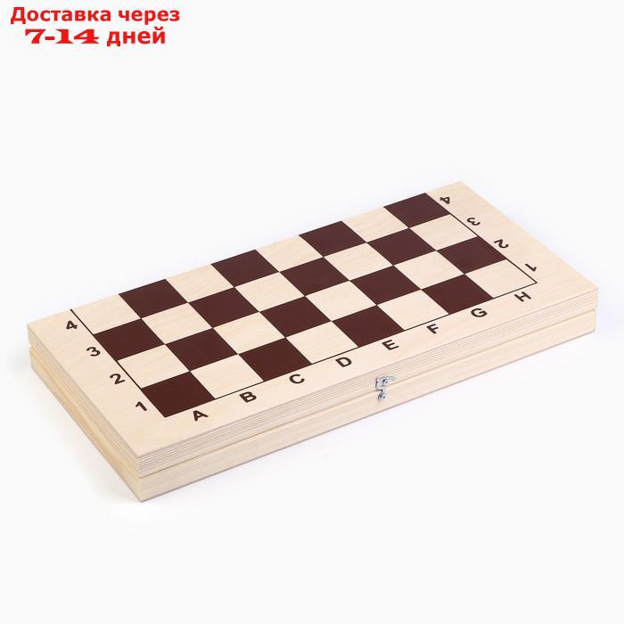 Шахматы гроссмейстерские (доска дерево 43х43 см, фигуры пластик, король h=10.5 см) - фото 4 - id-p226948835