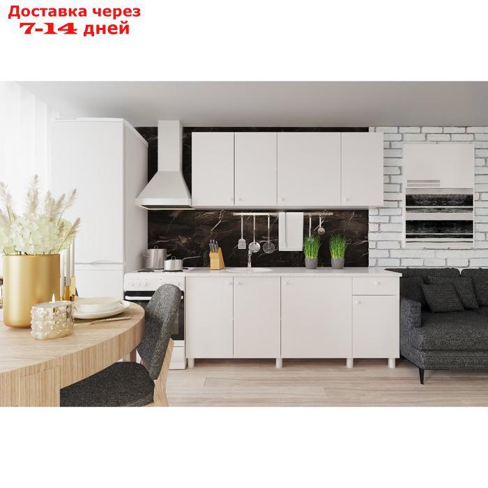 Кухонный гарнитур Поинт 1800, Белый фасад/ Белый корпус - фото 1 - id-p227008057