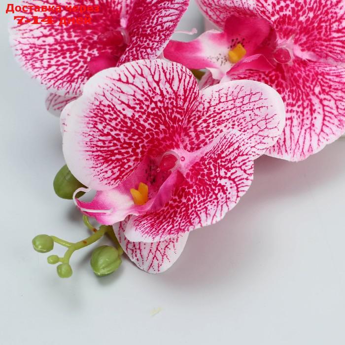 Цветы искусственные "Орхидея Тигровая" 90 см, красно-белая - фото 2 - id-p227098941