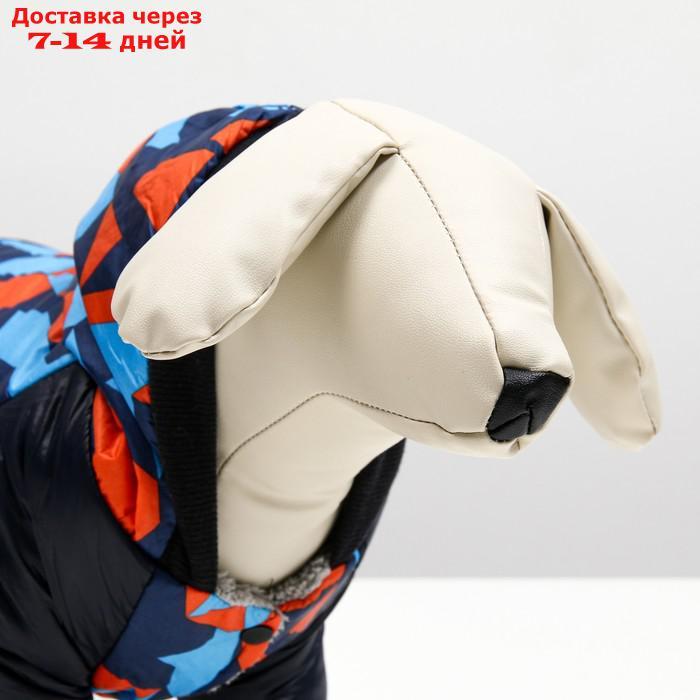 Комбинезон для собак на меховом подкладе с капюшоном, размер XXL - фото 6 - id-p227108268