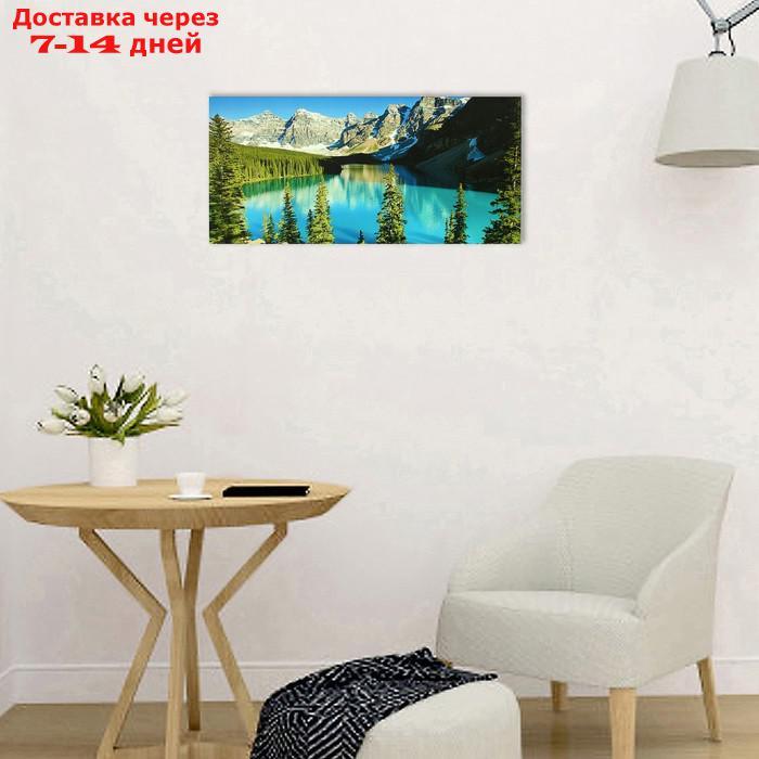 Картина- холст на подрамнике"Альпийская красота" 33*70см - фото 2 - id-p226964080