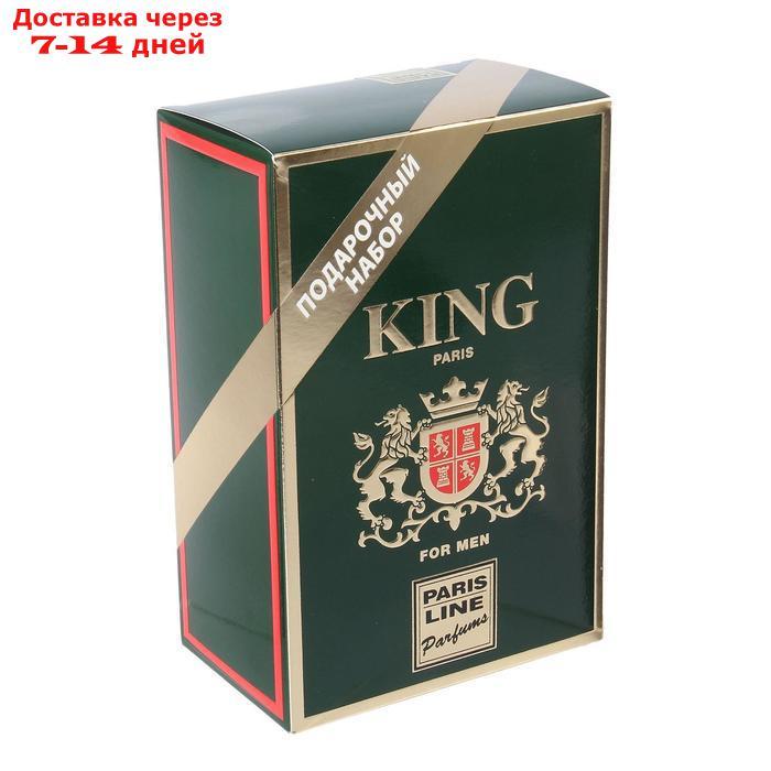 Подарочный набор для мужчин: туалетная вода King, 100 мл + пена для бритья, 200 мл - фото 5 - id-p226998323