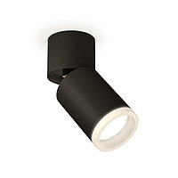 Комплект накладного поворотного светильника Ambrella light, Techno, XM6313081, GU5.3, цвет чёрный песок,