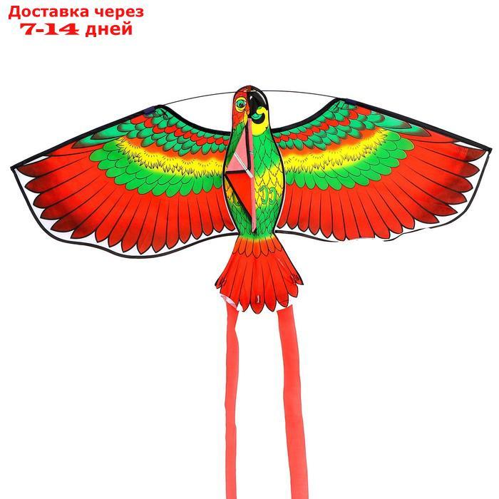 Воздушный змей "Птица", с леской, цвета МИКС - фото 4 - id-p226949383