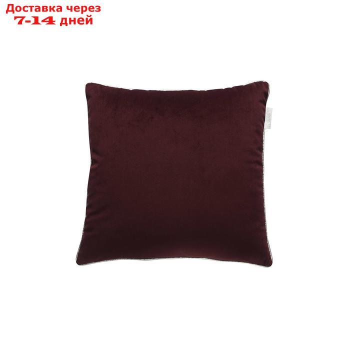 Наволочка "Тамила", размер 45х45 см, цвет бордовый - фото 1 - id-p227111925
