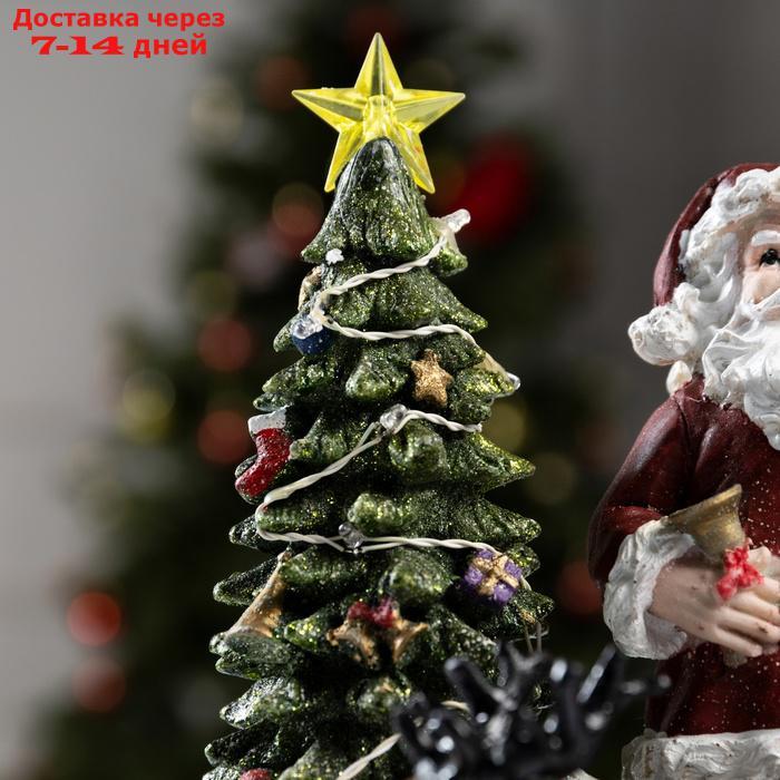 Фигура световая "Новогодние сани с подарками" 25х18 см, 17 LED, USB, музыка , АА*3, RGB - фото 5 - id-p227008611
