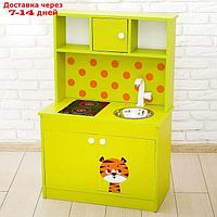 Игровая мебель "Кухонный гарнитур: Тигрёнок", цвет зелёный