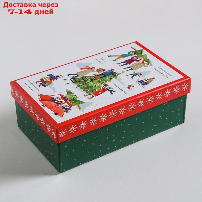 Набор подарочных коробок 10 в 1 "Новогодние истории", 12 × 7 × 4 - 32.5 × 20 × 12.5 см - фото 7 - id-p227102482