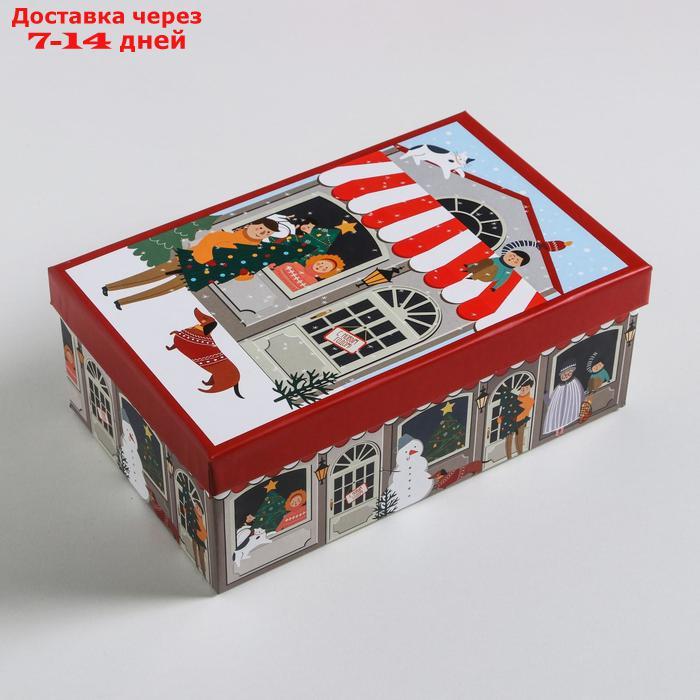 Набор подарочных коробок 10 в 1 "Новогодние истории", 12 × 7 × 4 - 32.5 × 20 × 12.5 см - фото 9 - id-p227102482
