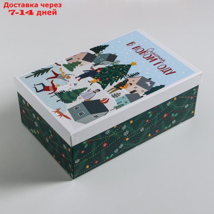Набор подарочных коробок 10 в 1 "Новогодние истории", 12 × 7 × 4 - 32.5 × 20 × 12.5 см - фото 10 - id-p227102482