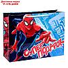 Пакет ламинированный горизонтальный "Супер подарок",Человек-паук , 61 х 46 х 20 см, фото 2