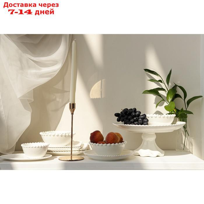 Подставка для торта Magistro "Лакомка", d=30 см, цвет белый - фото 4 - id-p227099129