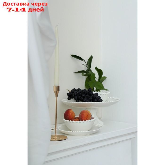 Подставка для торта Magistro "Лакомка", d=30 см, цвет белый - фото 5 - id-p227099129