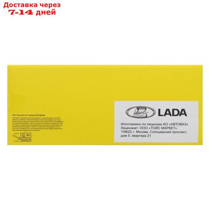 Машина металлическая "Lada Vesta Яндекс Такси" 1:24, открываются двери, багажник, световые и звуковые эффекты, - фото 2 - id-p227110183