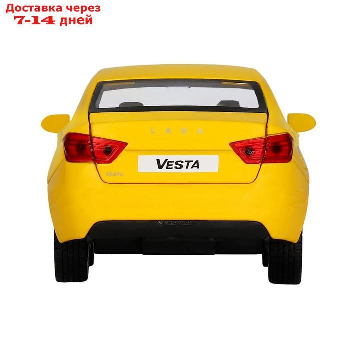 Машина металлическая "Lada Vesta Яндекс Такси" 1:24, открываются двери, багажник, световые и звуковые эффекты, - фото 8 - id-p227110183
