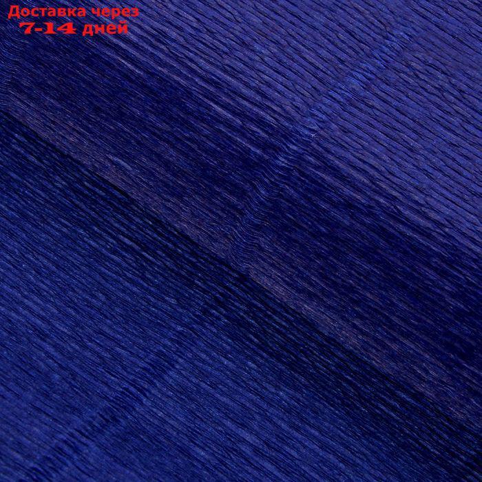 Бумага гофрированная, 955 "Тёмно-синяя", 0,5 х 2,5 м - фото 1 - id-p227097413