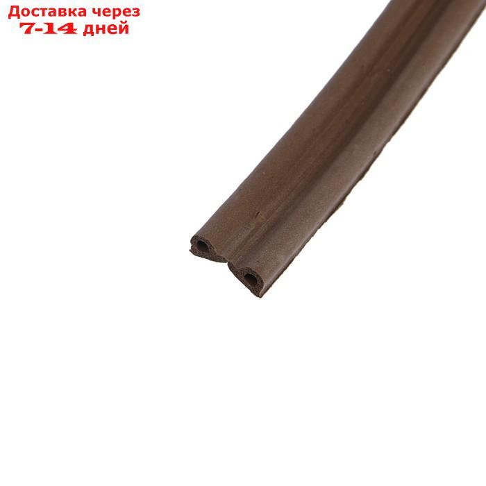 Уплотнитель резиновый TUNDRA krep, профиль Р, размер 5.5 х 9 мм, коричневый, в упаковке 10 м - фото 1 - id-p227106313