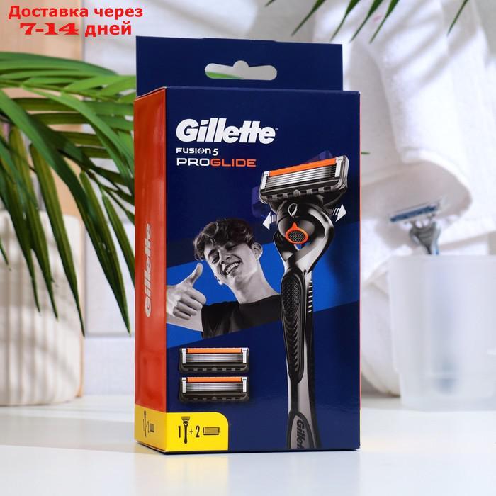 Набор Gilette Fusion ProGlide Flexball бритва с 1 сменной кассетой + сменные кассеты, 2 шт. - фото 3 - id-p227108328